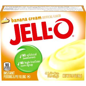 1 packet (21 g) Banana Creme Pudding