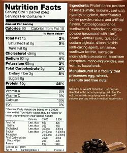 1 packet (22.5 g) Proti-15 Cappuccino Hot Drink