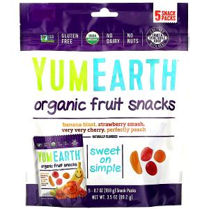 1 packet (23 g) Organic Fruit Flavored Snacks