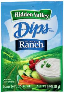 1 packet (23 g) Ranch Dressing