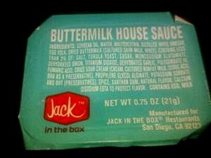 1 packet (25 g) Buttermilk House Dipping Sauce