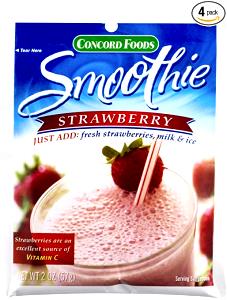 1 packet (27 g) Strawberry Smoothie