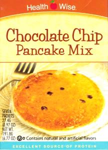 1 packet (27.4 g) Chocolate Chip Pancake Mix