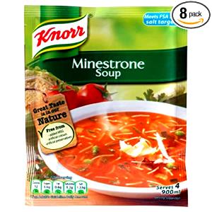 1 packet (28 g) Minestrone Soup