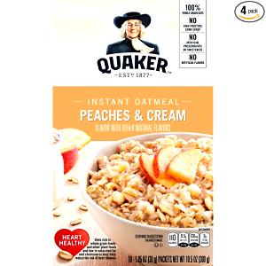 1 packet (30 g) Instant Oatmeal - Peaches & Cream