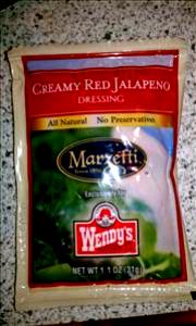 1 packet (31 g) Creamy Red Jalapeno Dressing