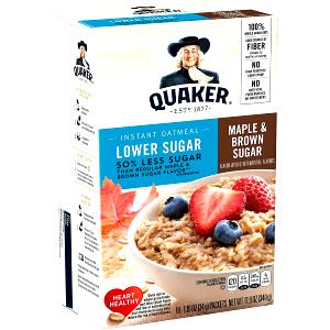 1 packet (33 g) 33% Less Sugar Brown Sugar Cinnamon Instant Oatmeal