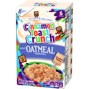 1 packet (34 g) Fit Kids Instant Oatmeal - Cinnamon Toast