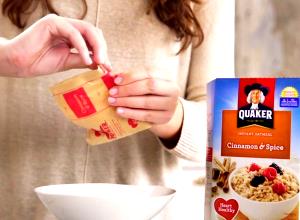 1 packet (35 g) Instant Oatmeal - Honey Bun