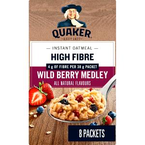 1 packet (38 g) Instant Oatmeal - High Fiber Wild Berry