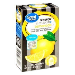 1 packet (3.9 g) Energy Electrolyte Lemonade Drink Mix
