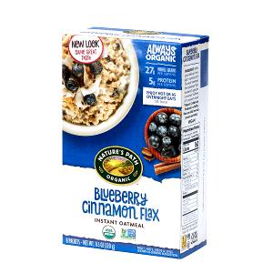 1 packet (40 g) Blueberry Cinnamon Flax Oatmeal