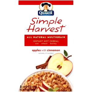 1 packet (42 g) Simple Harvest Instant Mulitgrain Hot Cereal - Apples with Cinnamon