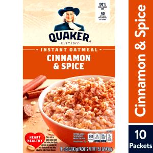 1 packet (43 g) Cranberry Orange Instant Oatmeal
