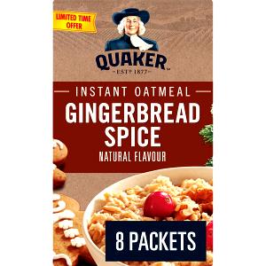 1 packet (43 g) Instant Oatmeal - Gingerbread Spice