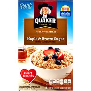 1 packet (43 g) Instant Oatmeal - Maple