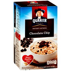 1 packet (43 g) Organic Instant Oatmeal - Chocolate Chip
