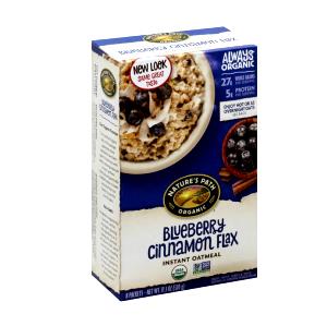1 packet (45 g) Blueberry Flax Instant Oatmeal