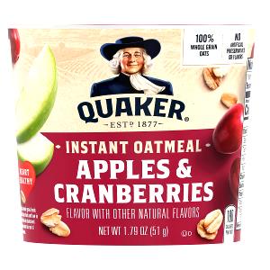 1 packet (45 g) Heart Healthy Whole Grain Cranberry Instant Oatmeal