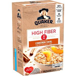 1 packet (45 g) High Fiber Cinnamon Swirl Instant Oatmeal