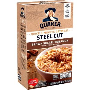 1 packet (48 g) Steel Cut Quick 3-Minute Oatmeal Brown Sugar & Cinnamon