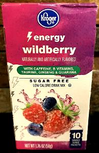 1 packet (5 g) Wildberry Energy Drink Mix