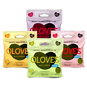 1 packet (5 olives) (15 g) Olives Garlic Flavored