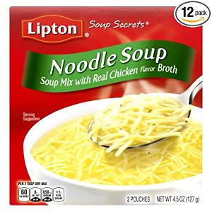 1 Packet (6 Fl Oz Prepared) Chicken Noodle Soup (Prepared with Water, Dehydrated)