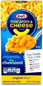 1 packet (60 g) Macaroni and Cheese