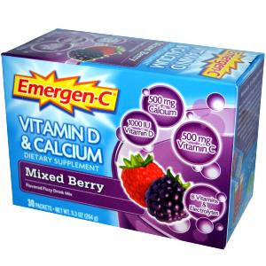 1 packet (8.8 g) Emergen-C Vitamin D & Calcium
