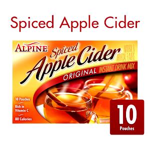 1 Packet Apple Cider-Flavored Drink (Powder, Added Vitamin C and Sugar)