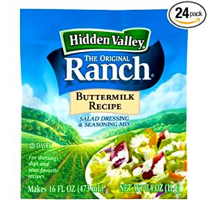 1 packet Buttermilk Ranch Dressing