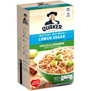 1 packet Instant Oatmeal - Lower Sugar Apples & Cinnamon