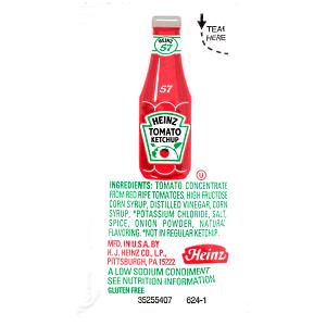 1 Packet Ketchup (Low Sodium)