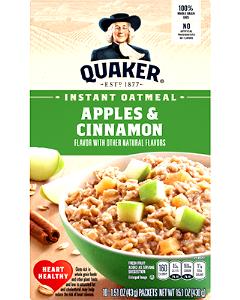 1 Packet Oatmeal, Instant, Apple Spice