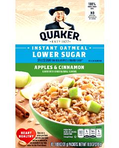1 Packet Oatmeal, Instant, Apples & Cinnamon, Less Sugar