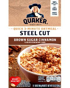 1 Packet Oatmeal, Instant, Brown Sugar W/Cinnamon