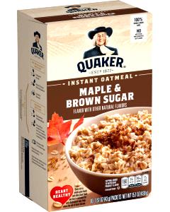 1 Packet Oatmeal, Instant, Golden Brown Sugar