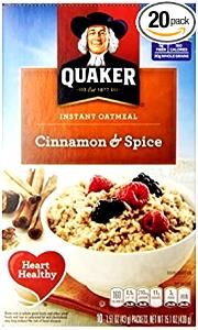 1 Packet Oats Cereal with Cinnamon and Spice (Instant, Dry, Fortified)
