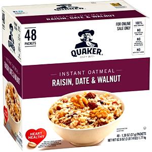 1 packet Raisin, Date & Walnut Instant Oatmeal