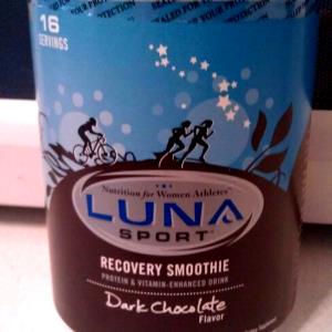 1 Packet Recovery Drink, Luna Sport, Dark Chocolate Smoothie