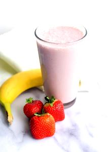 1 Packet Recovery Drink, Luna Sport, Strawberry Banana Smoothie