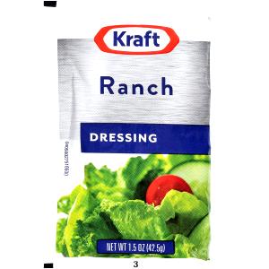 1 Packet Salad Dressing