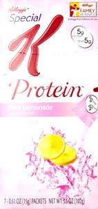 1 packet Special K2O Protein Water Pink Lemonade Mix