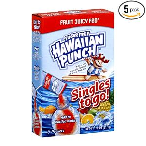 1 packet Sugar Free Hawaiian Punch
