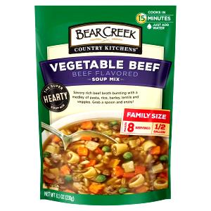 1 Packet Vegetable Beef Soup Mix, Dry