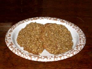 1 Pan, Dinner, Or Small (2" Square, 2" High) Oat Bran Roll