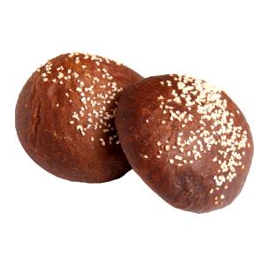 1 Pan, Dinner, Or Small (2" Square, 2" High) Pumpernickel Roll