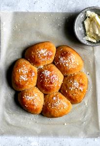 1 Pan, Dinner, Or Small (2" Square, 2" High) Wheat or Cracked Wheat Roll