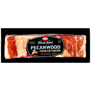 1 pan fried dlice (15 g) Black Label Pecanwood Thick Cut Bacon